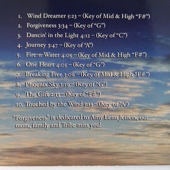 WIND DREAMER-CD BY JAN MICHAEL LOOKING WOLF. - Picture 6 of 6